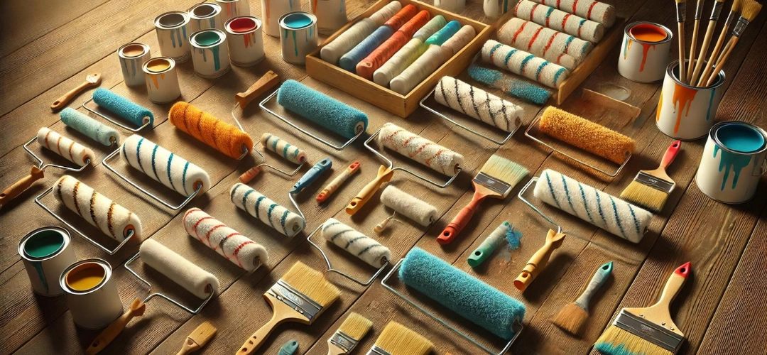 Different Types of Brushes and Rollers