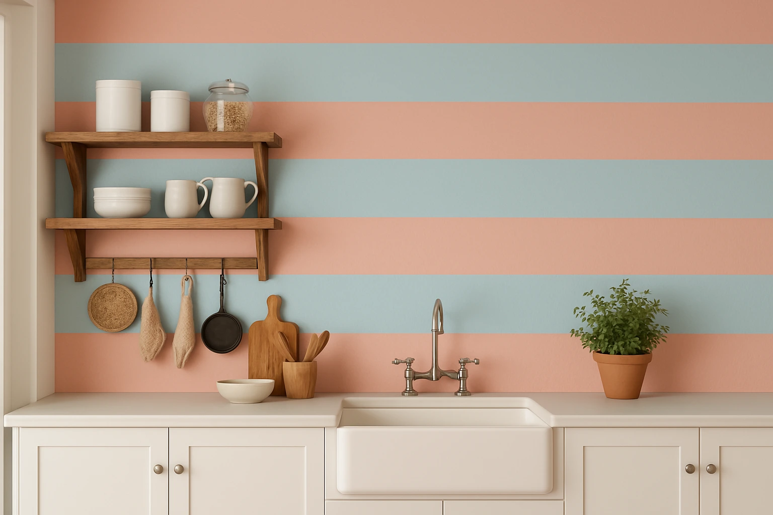 Horizontal Stripes for Space-