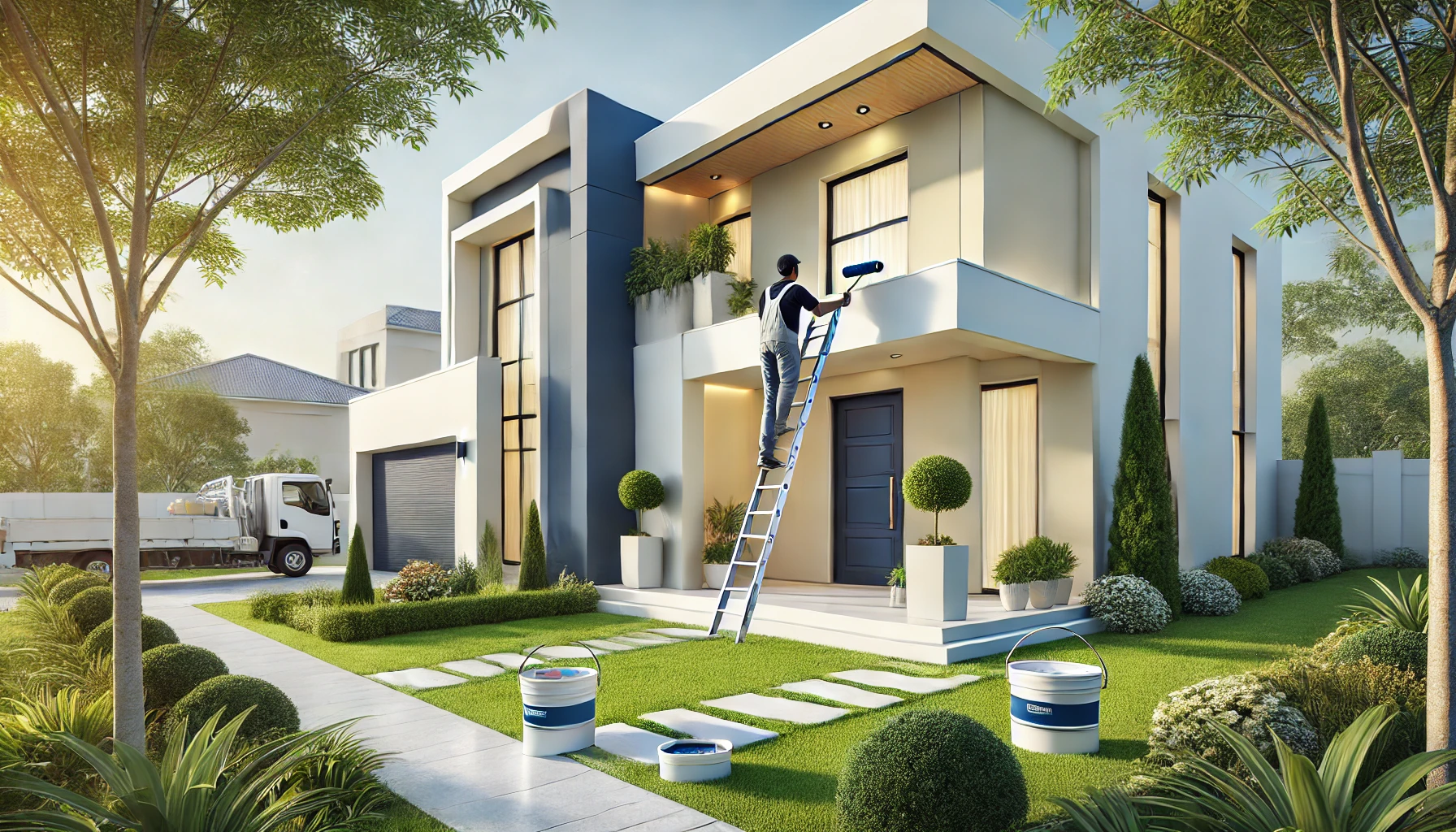 modern house exterior