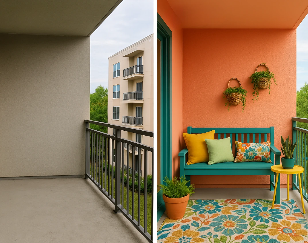 DIY Balcony Painting: Top Colour Trends for Indian Homes