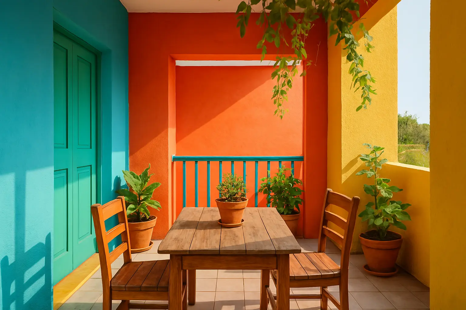 DIY Balcony Painting