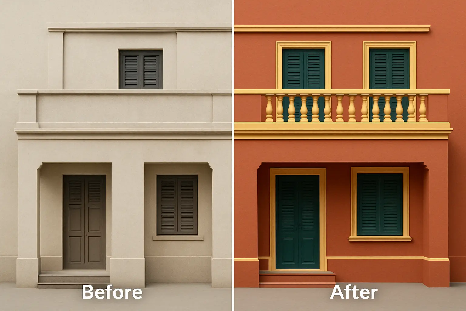 Chettinad-Inspired Exterior Colours: Transforming Your Home’s Aesthetic