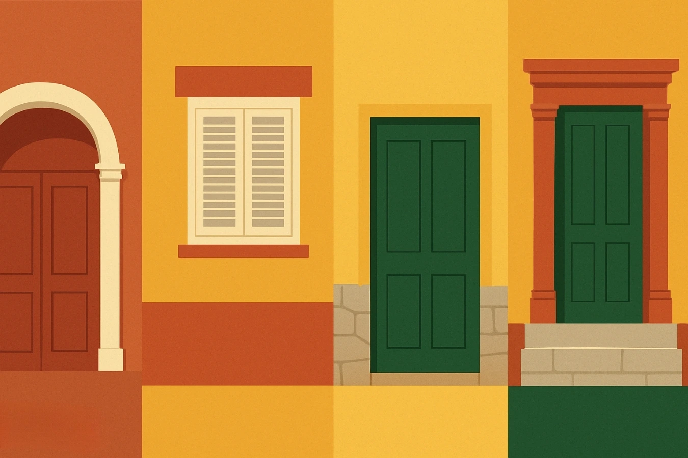 Chettinad Colour Swatch on Architecture.