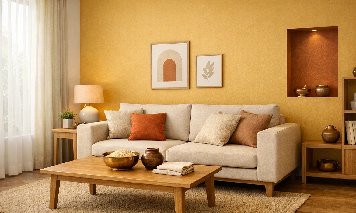 Traditional Meets Modern Pongal Wall Painting Ideas