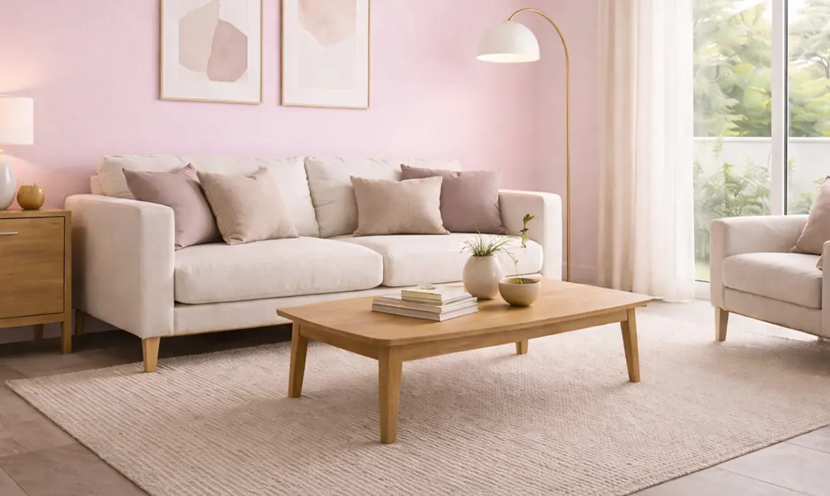 Muted tone living room