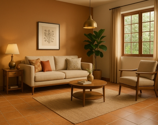 Pairing Paint Colours with Traditional and Modern Indian Tiles