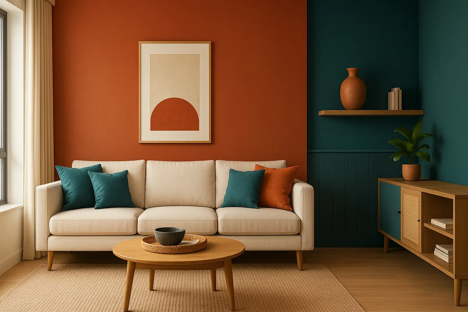 The Beauty of Contrast - Terracotta + Teal