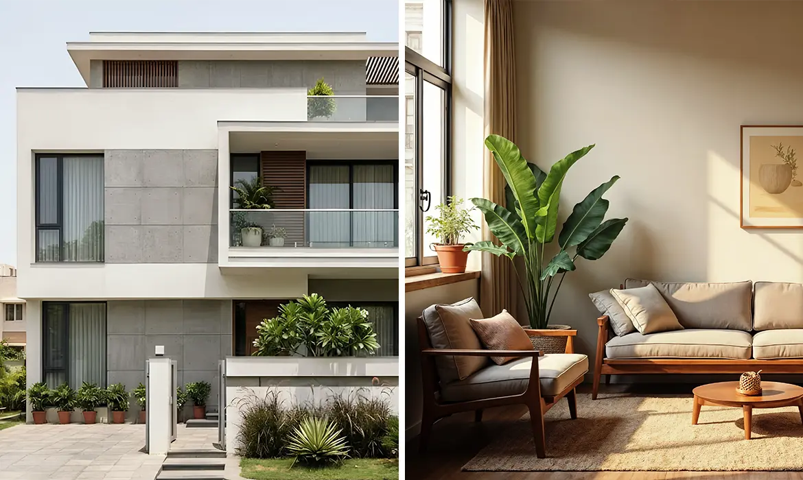 Do Home Interiors and Exteriors Need the Same Colour Palette