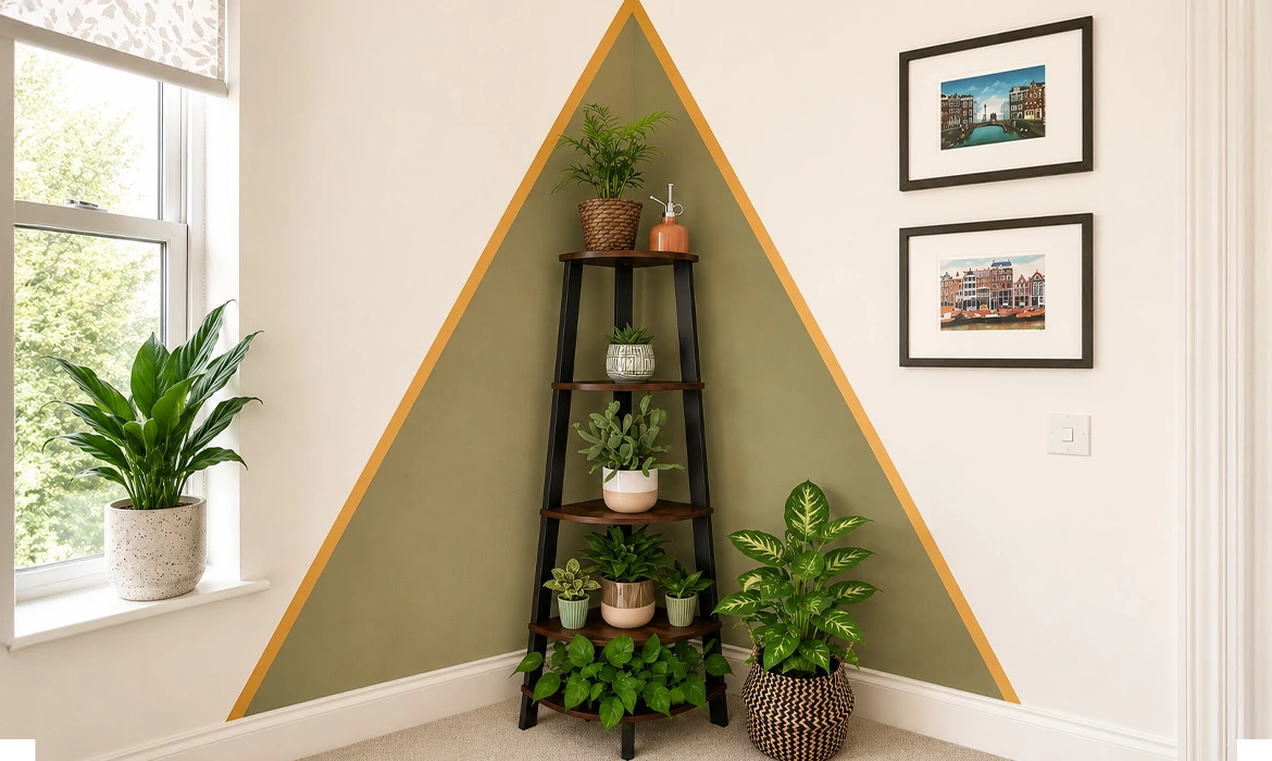 Tricolour Wall Accents and Colour Ideas