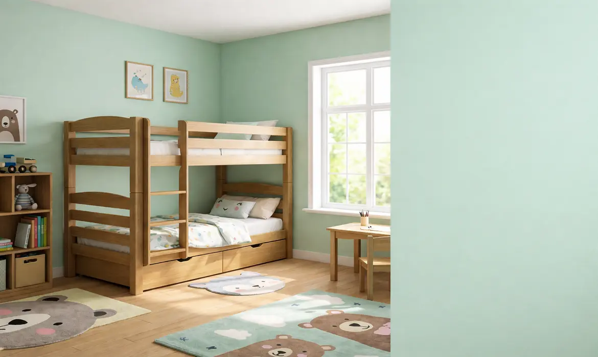 Cartoon-Themed Kids Bedroom Colours for Boys and Girls