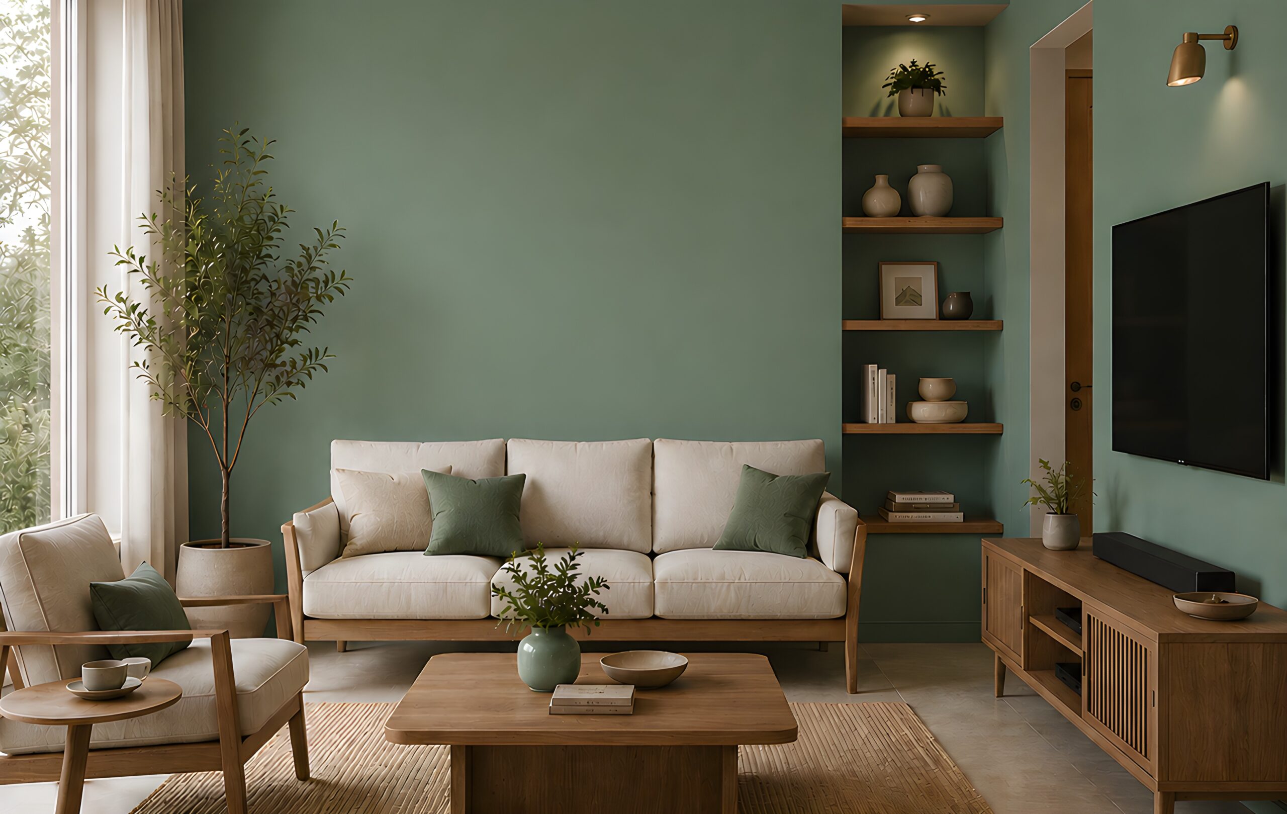 Aqua Electra (2468D) Wall Colour Ideas for Refreshing Coastal-Inspired Interiors and Exteriors