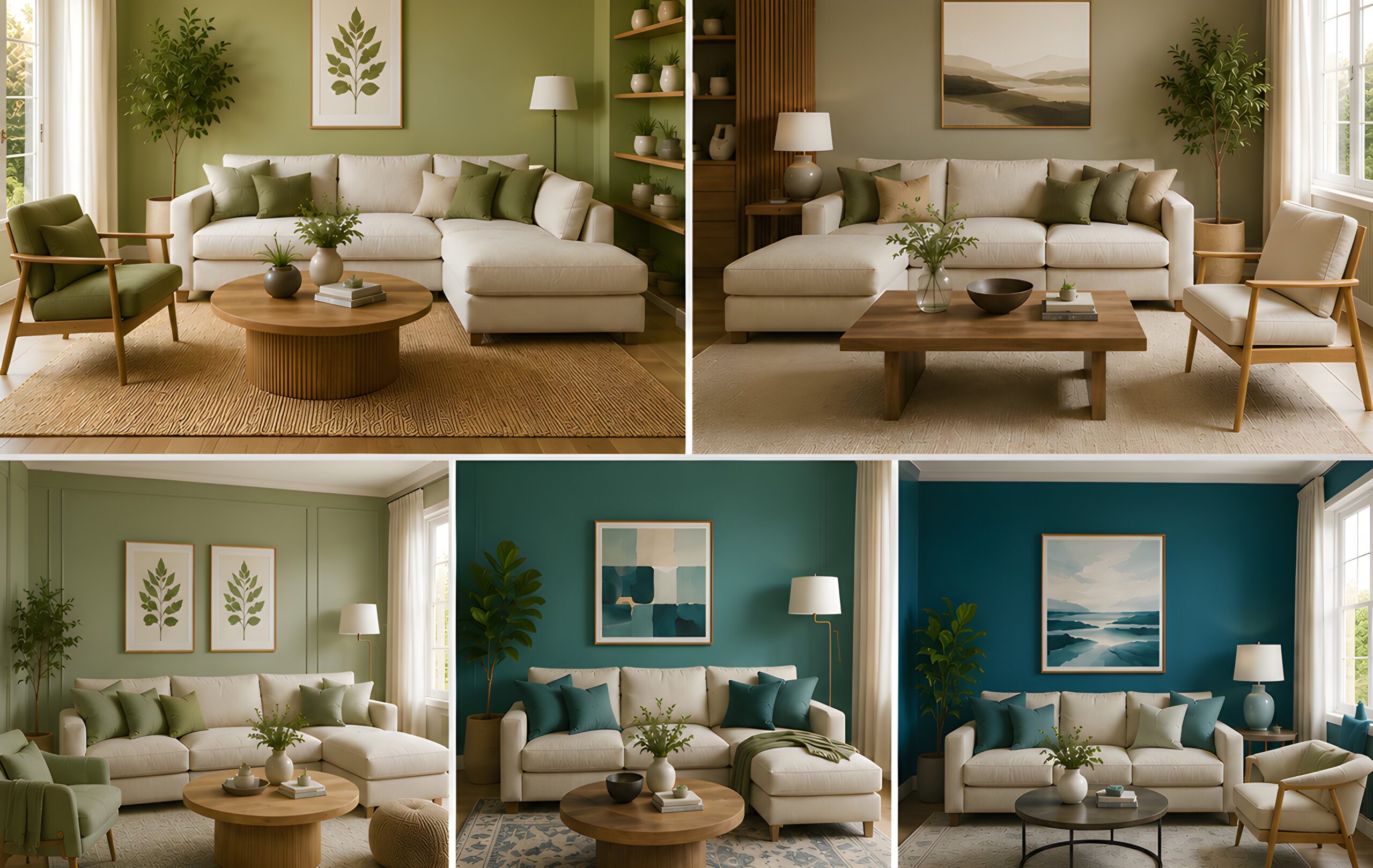Nature’s Palette: Green & Blue Paint Shades for Interior and Exterior Walls